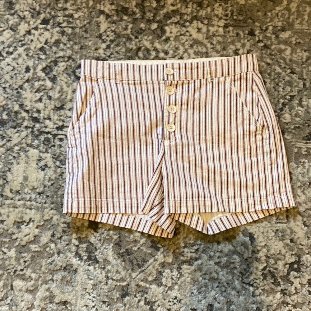 Old Navy Red, White & Blue Stripe Shorts